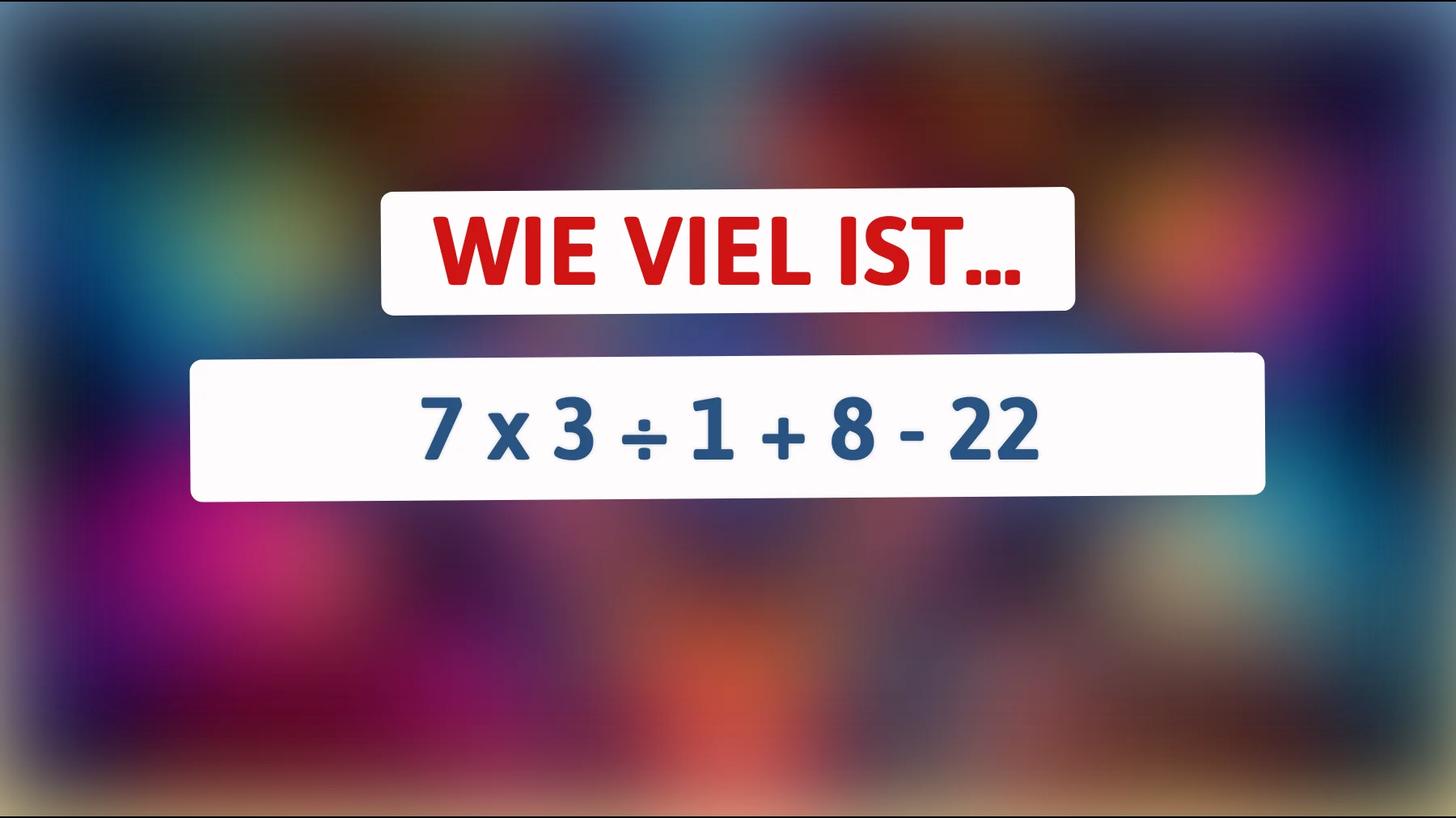 Bist du klug genug, das geniale Rätsel zu lösen? Probier es aus und teste dein Mathe-Wissen!"