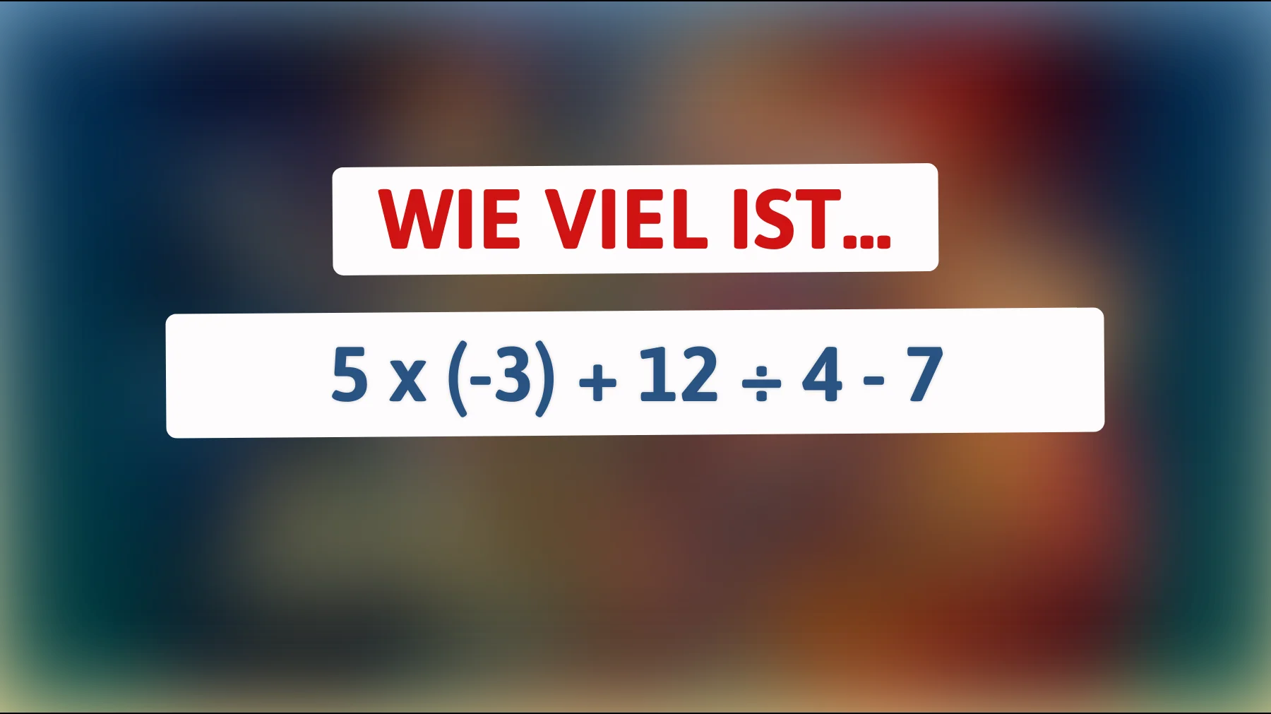 Nur 1% der Menschen lösen dieses mathematische Rätsel richtig – bist du schlau genug?"