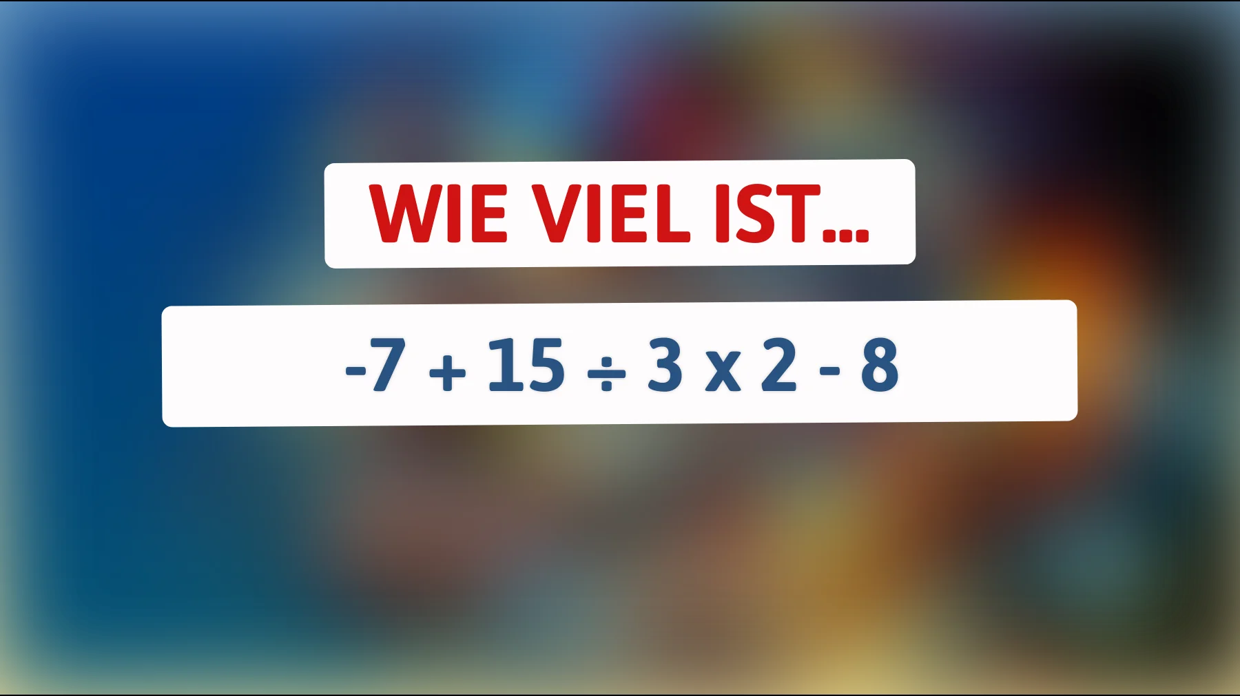 Nur 1% können es lösen: Kannst du dieses geniale Mathe-Rätsel knacken? Teste dein Können!"