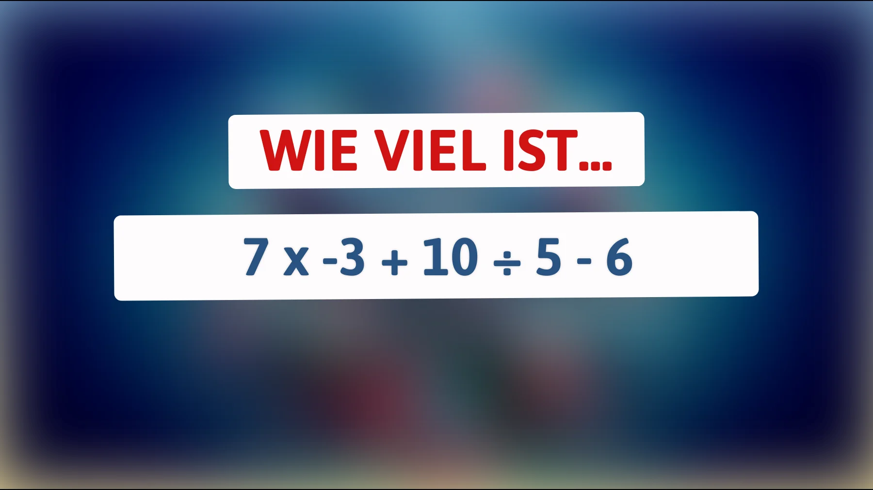 Nur die klügsten Köpfe können diese mathematische Herausforderung lösen: Versuchst du es?"