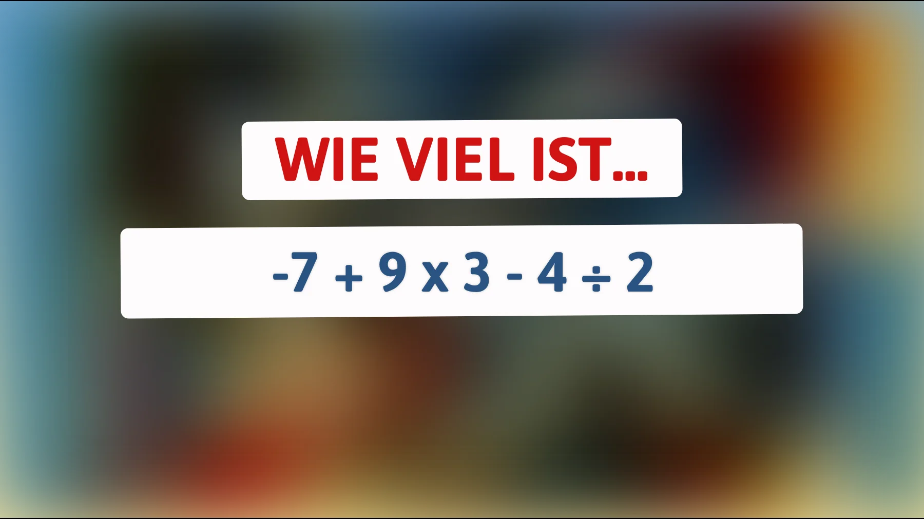 Nur wahre Genies können dieses mathematische Rätsel auf Anhieb lösen: Teste dein Können!"